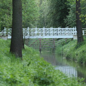 Řešení mostů v zámeckém parku, Veltrusy